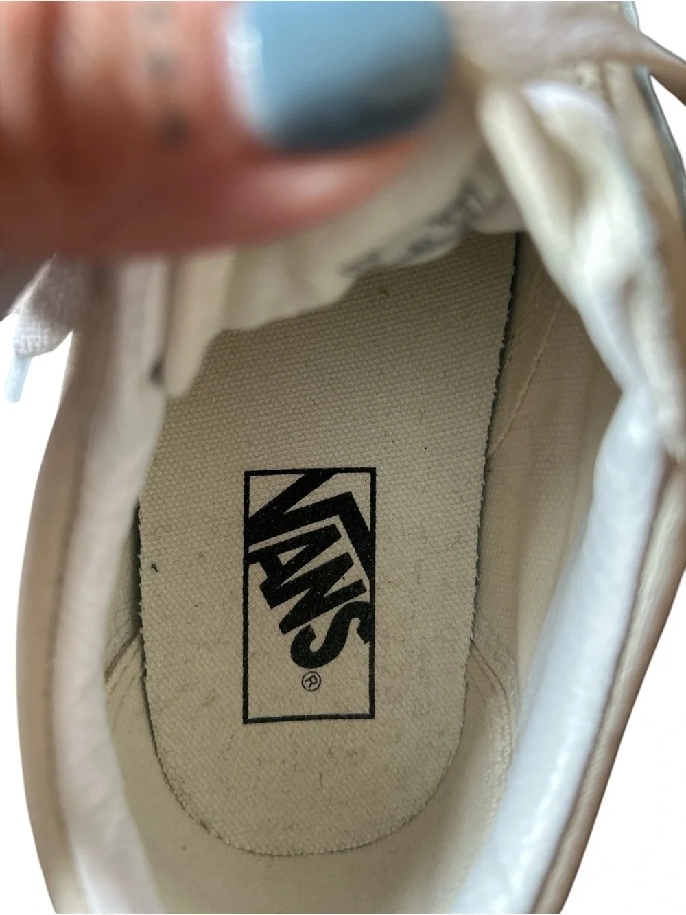 Vans comfortable white